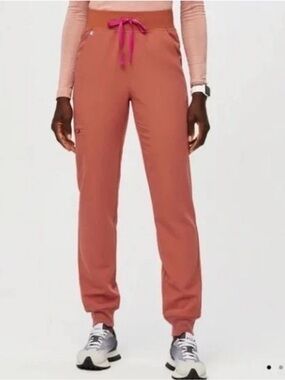 Figs Zamora Terra Cotta Scrub Jogger Pants